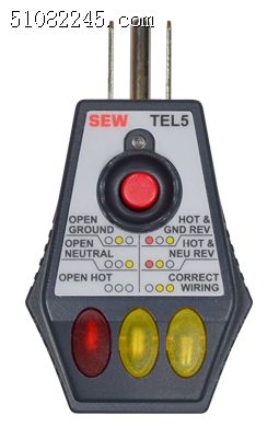 ̨SEW TEL5GFCI Socket Tester